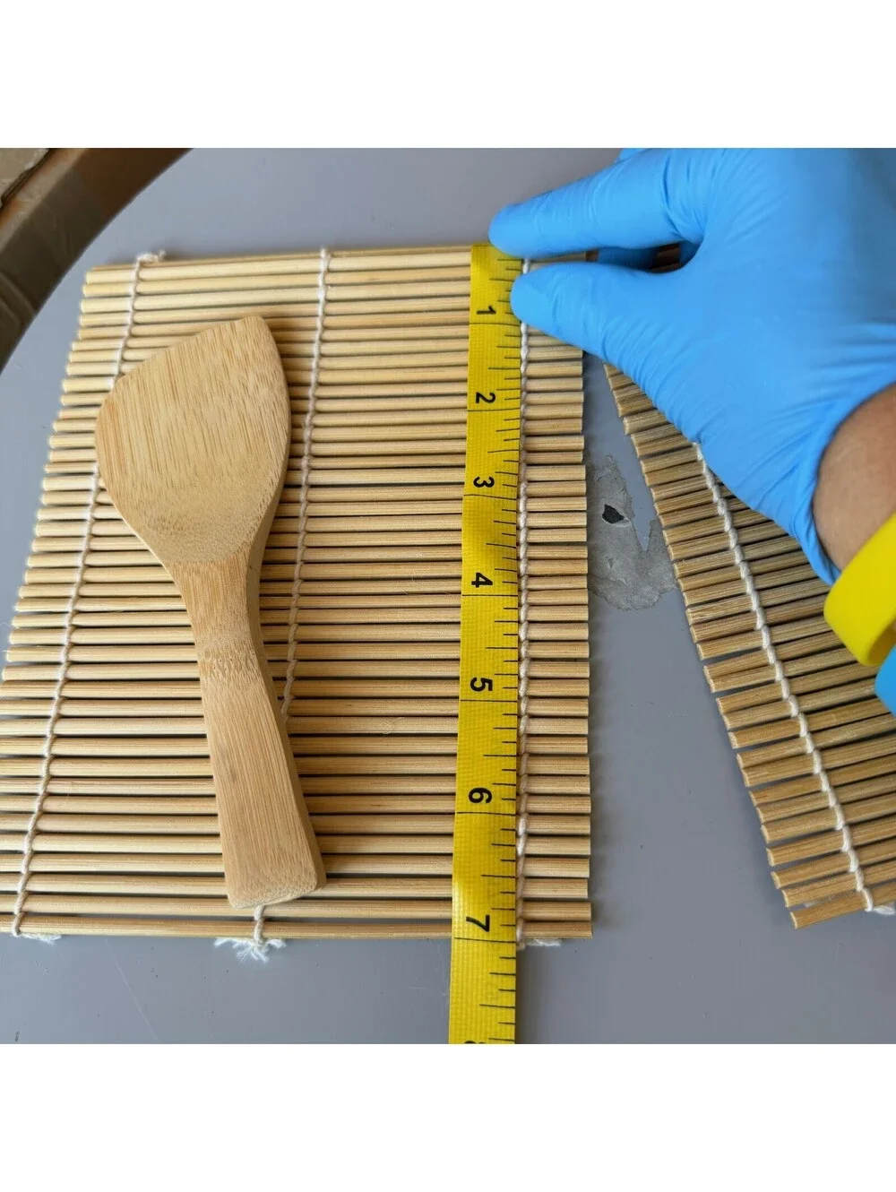 Bamboo Sushi Rolling Mat & Paddle Set 4pc Kitchen Tool Kit B-8